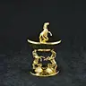 Middle east style arabic incense burner gold silver metal oil candle burner