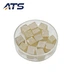 4N 10*10*10 mm ZnS zinc sulfide crystal cutting piece for cold light film for decorative film
