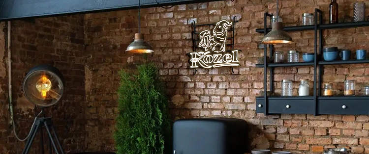 KOZEL Beer and Ale custom neon beer signs manufacturer