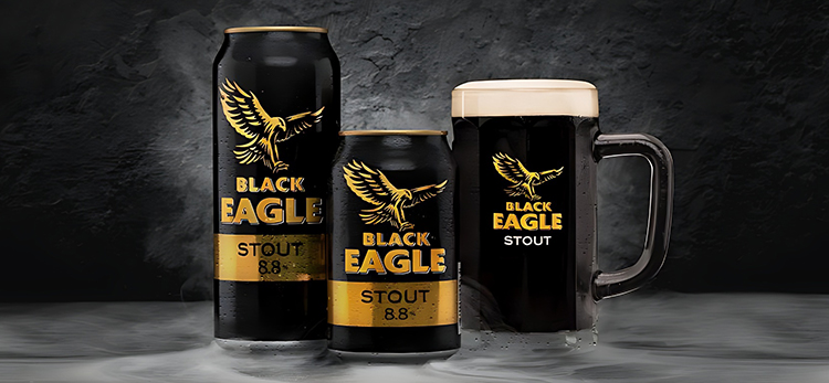 custom Black Eagle Stout neon beer bar signs