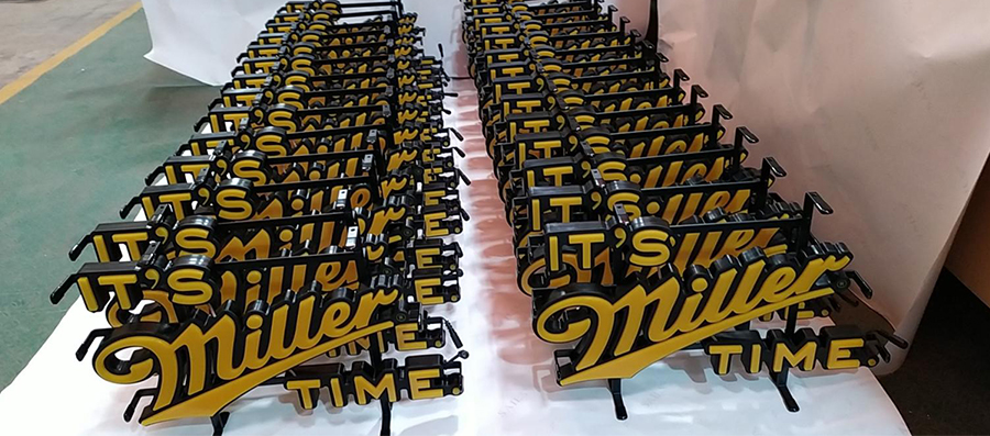 indoor vintage led custom miller lite neon sign