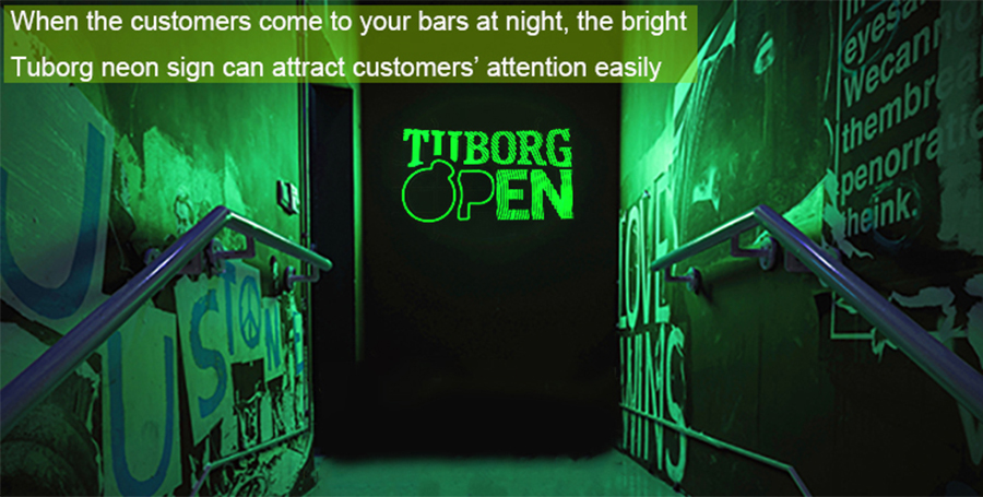 beer sign for sale Tuborg