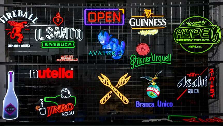 custom wholesale tobacco neon sign suppliers in China
