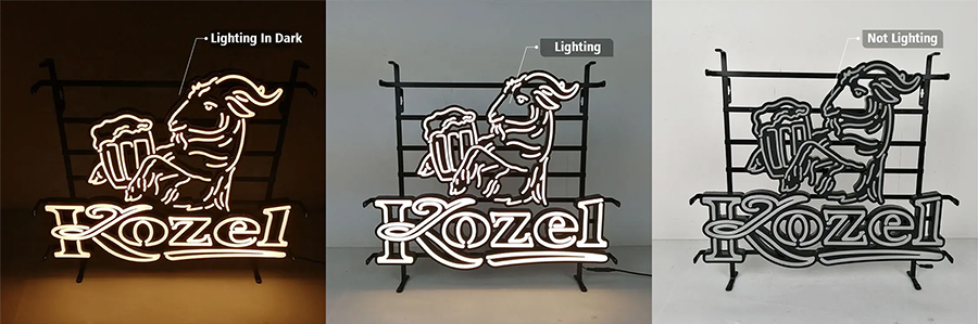 KOZEL Beer and Ale new led signs neon manufacturer in China