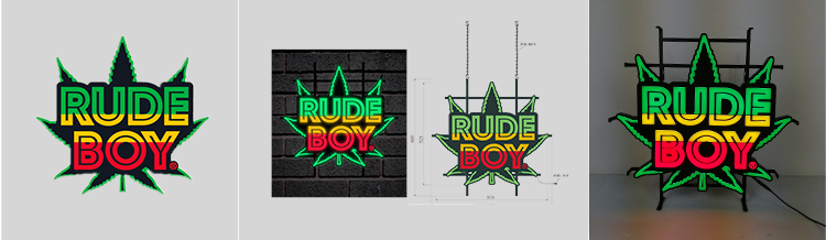 Custom Led Neon Signs for Rude Boy Beer