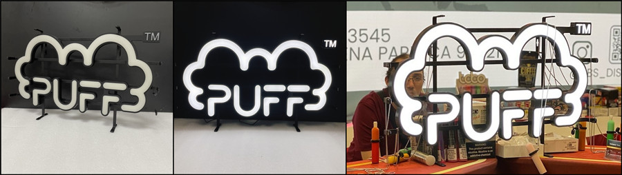 Puff bar vape neon sign