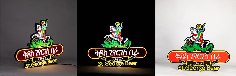 wholesale St. George Beer neon light board supplier