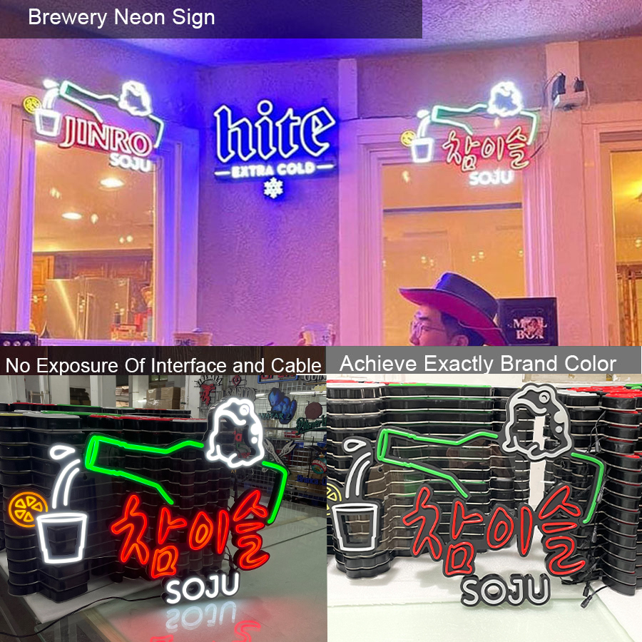 jinro soju light up sign wholesale with free design service