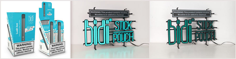 reliable vape neon sign manufacturer for B2B clients