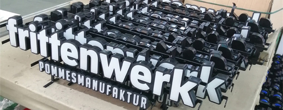 restaurant neon sign for sale Frittenwerk
