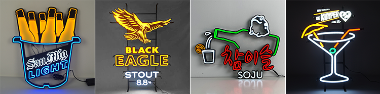 more than 500 neon liquor signs exsiting cases show | Satom