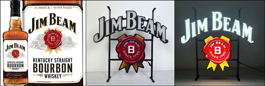 Jim Beam Whisky Neon Sign