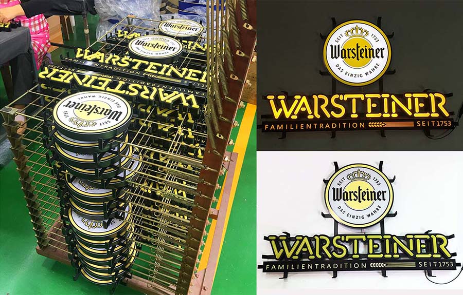 wholesale Warsteiner neon sign bar supplier