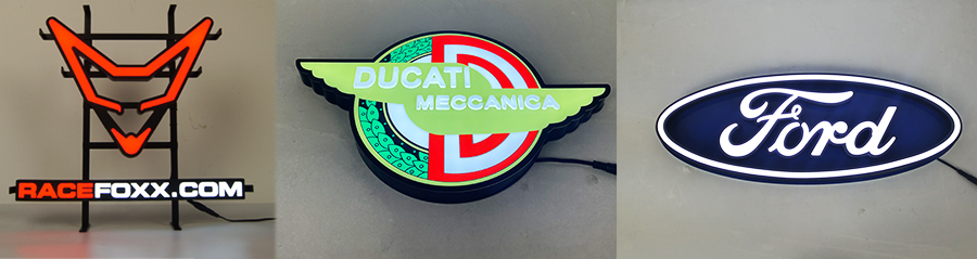 led neon sign car for heusinkveld