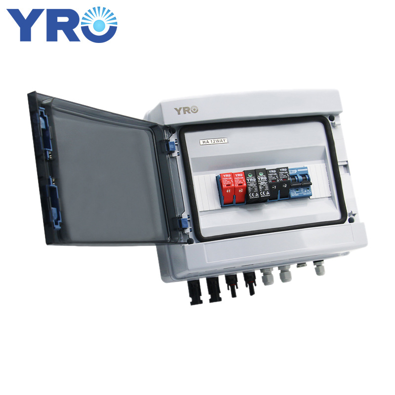 PV Solar Panels Combiner Box 2 in 1 out DC550V