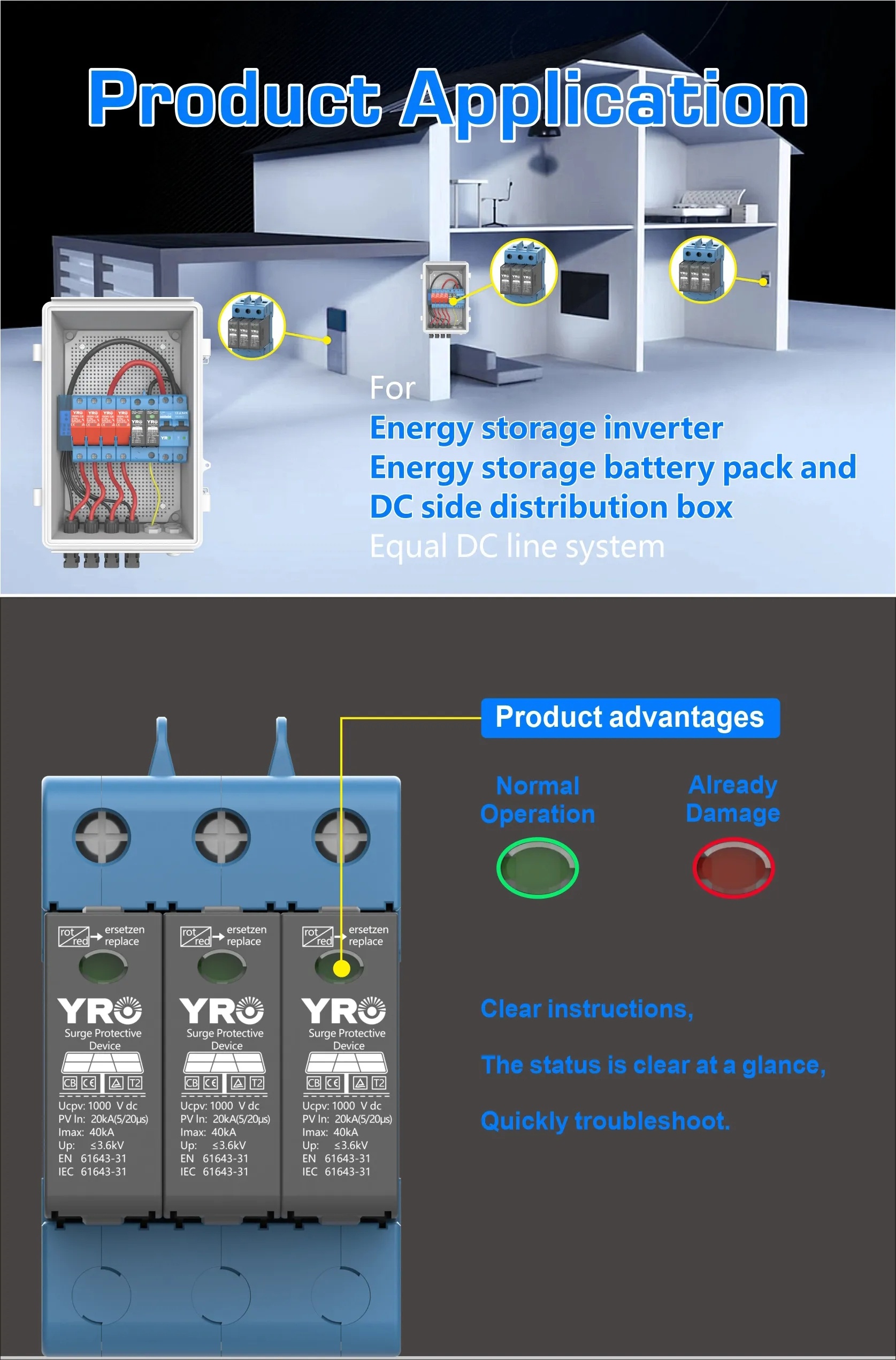 Solar PV DC Surge Protective Device