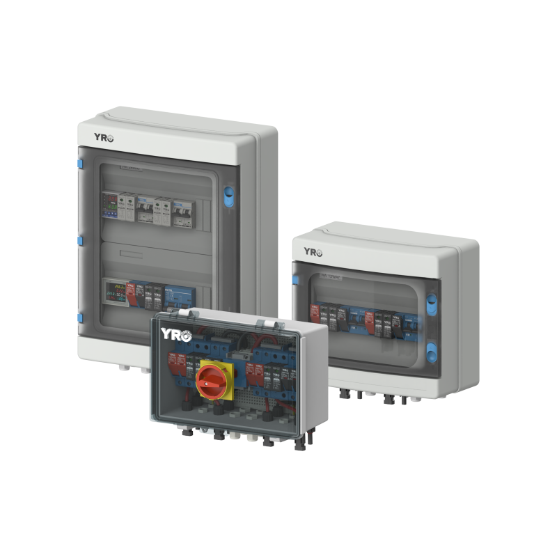 dc solar pv array strings combiner box junction box 1000v