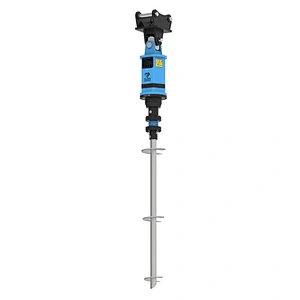 Helical Pile Informatization Installation System with 80000Nm
