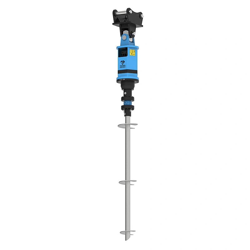 Helical Pile Informatization Installation System with 80000Nm