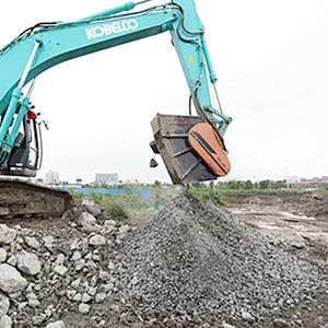 How To Deal With The Accumulated Cement Stones？Breaking Bucket：Broken In Situ
