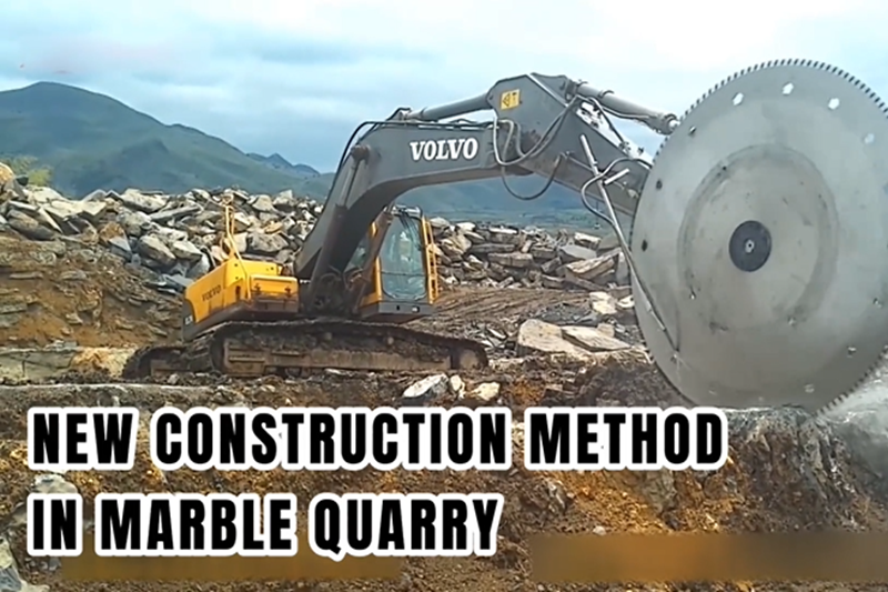 New Construction Method In Marble Quarry