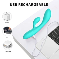 WY0610 HAVANA - Rabbit Vibrator, dual vibrator, liquid silicone vibrator, vibrator sex toy for women,  custom supplier-WINYI-info@szwinyi.com