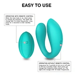 WY0553 HELEN - Remote Control Couple toys Vibrator, U shape vibrator, wearable vibrator, sex toy for women,  custom manufacturer-WINYI-info@szwinyi.com