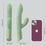 WY0611-thrusting rabbit vibrator-szwinyi.com-WINYI sex toy factory