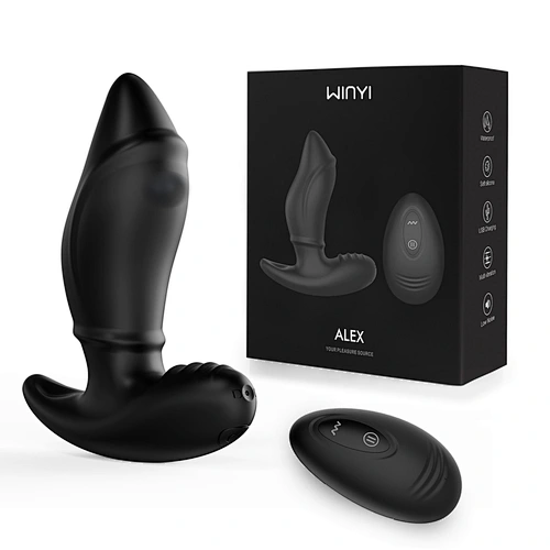 WY0604 ALEX- Remote Control Anal Toys, prostate massage, custom manufacturer-WINYI-info@szwinyi.com