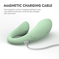 C shaped couple sex vibrator