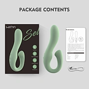 WY0624-double head strapless strap on dildo vibrator manufacturer-OEM ODM service available factory-Wide Range Of Quality Products-Industry-trusted Vendor-Private Label full customization-WINYI-Official Websiteszwinyi.com/winyi.net
