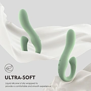 WY0624-double head strapless strap on dildo vibrator manufacturer-OEM ODM service available factory-Wide Range Of Quality Products-Industry-trusted Vendor-Private Label full customization-WINYI-Official Websiteszwinyi.com/winyi.net