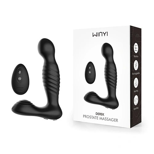 Slap 10 Mode Remote Control Rocking Heating Prostate Massager