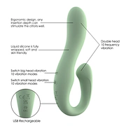 WY0624-double head strapless strap on dildo vibrator manufacturer-OEM ODM service available factory-Wide Range Of Quality Products-Industry-trusted Vendor-Private Label full customization-WINYI-Official Websiteszwinyi.com/winyi.net