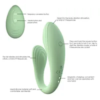 C shaped couple sex vibrator