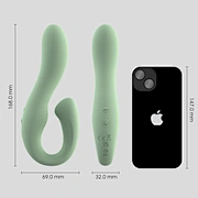 WY0624-double head strapless strap on dildo vibrator manufacturer-OEM ODM service available factory-Wide Range Of Quality Products-Industry-trusted Vendor-Private Label full customization-WINYI-Official Websiteszwinyi.com/winyi.net