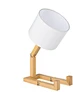 Creative Design Robot Wood Bedside Lamp With Foldable Body,Table Lamp For Home Decor