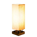 Hot Sale Solid Wood Night Stand Lamp, Bedside Small Table Lamp With Wood Base For Bedroom
