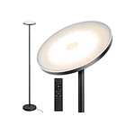 Modern Torchiere Sky Lamp with Stepless Dimmer,LED Standing Floor Lamp with Remote for Home