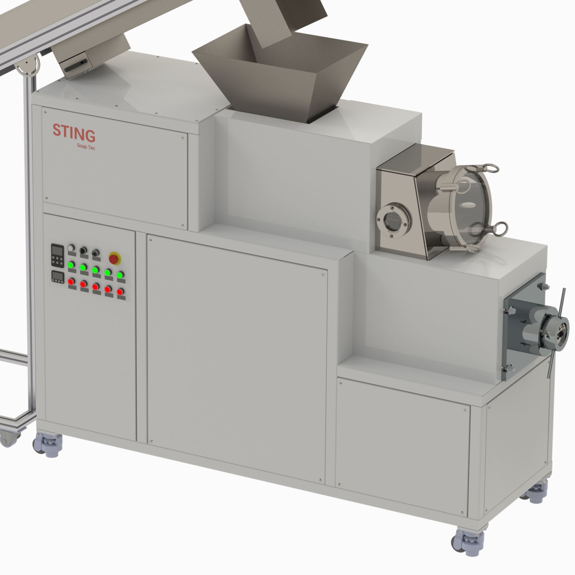 STING soap plodder machine 300kg/h capacity