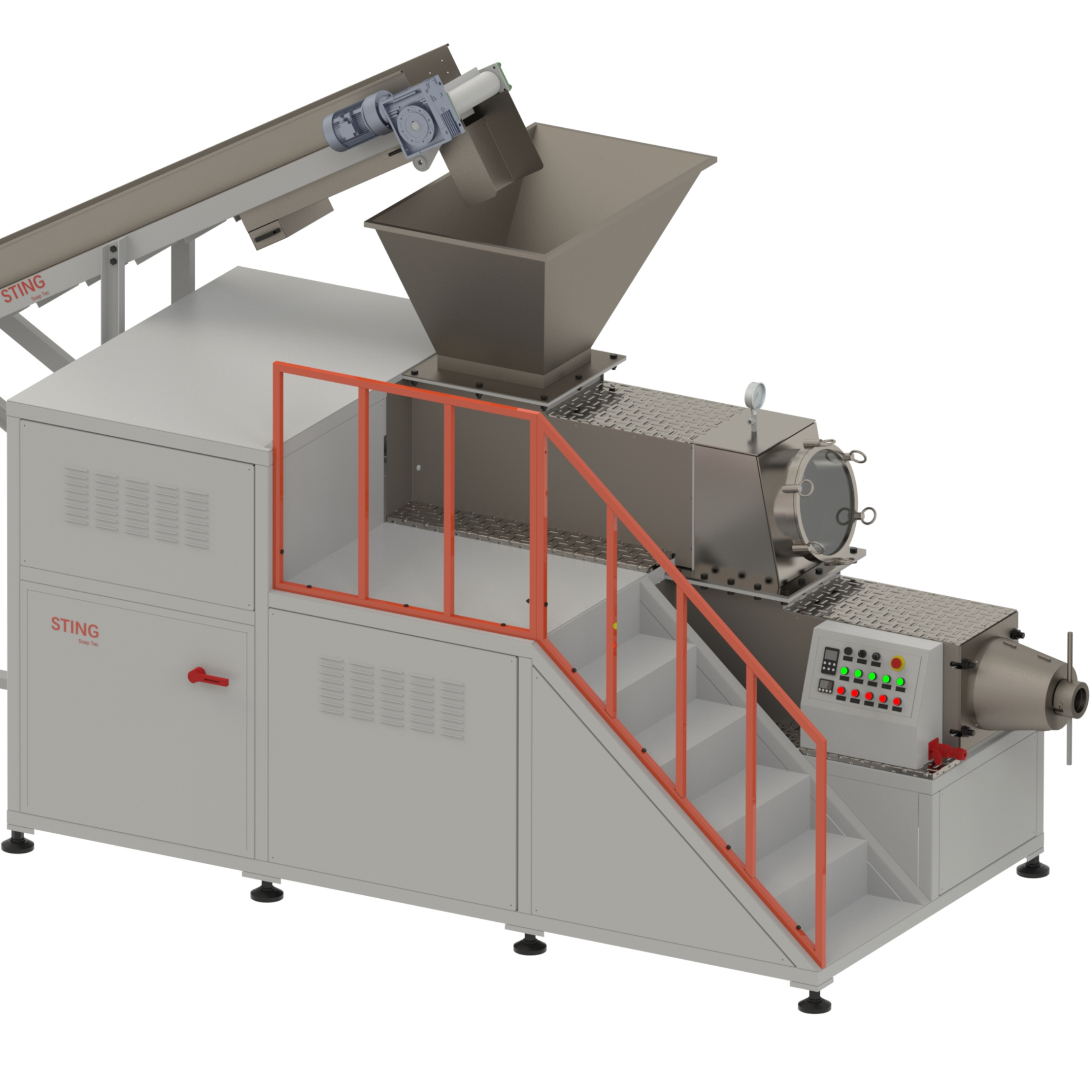 STING soap plodder machine 500kg/h capacity