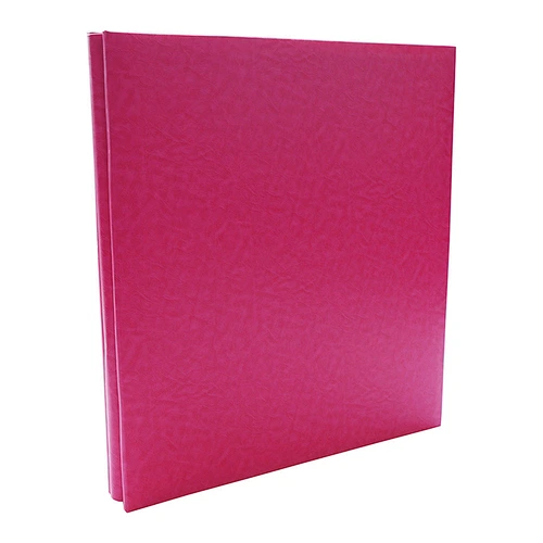 500 photos Photo Album 4x6" Hot Pink PU Leather Cover Slip in Post Bound Hot pink Pu leather album  direct factory album photos
