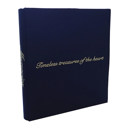 500 photos Black Fabric Cover Memories Slip in Post Bound Black album factory direct sell album  drop ship album