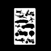 stencil templates reusable washable