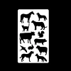 stencil templates reusable washable
