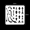 stencil templates reusable washable