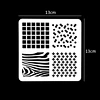 stencil templates reusable washable