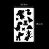 stencil templates reusable washable