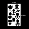stencil templates reusable washable