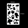 stencil templates reusable washable